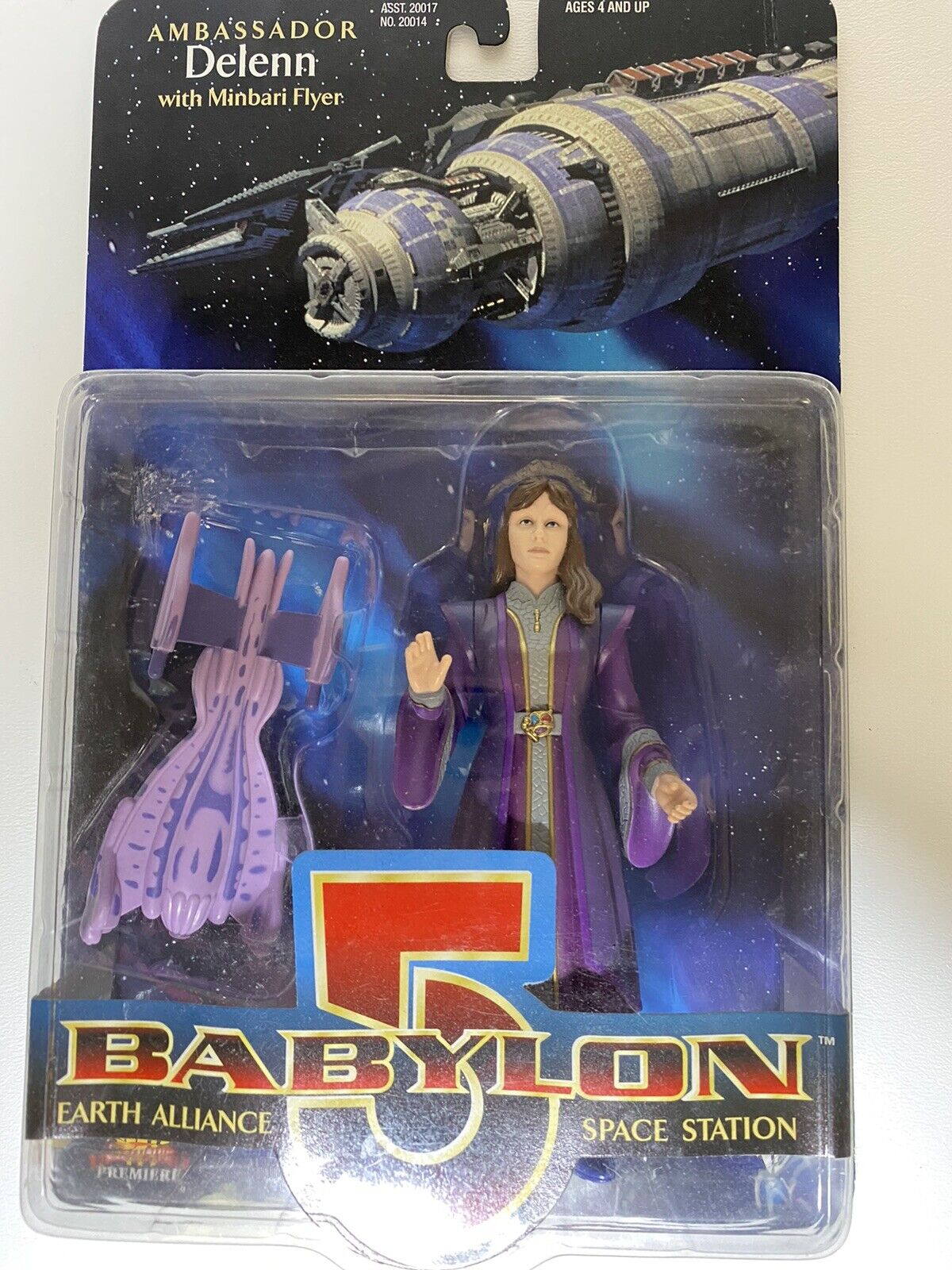 1997 Exclusive - Babylon 5 - Ambassador Delenn With Minbari Flyer - *new In Box*