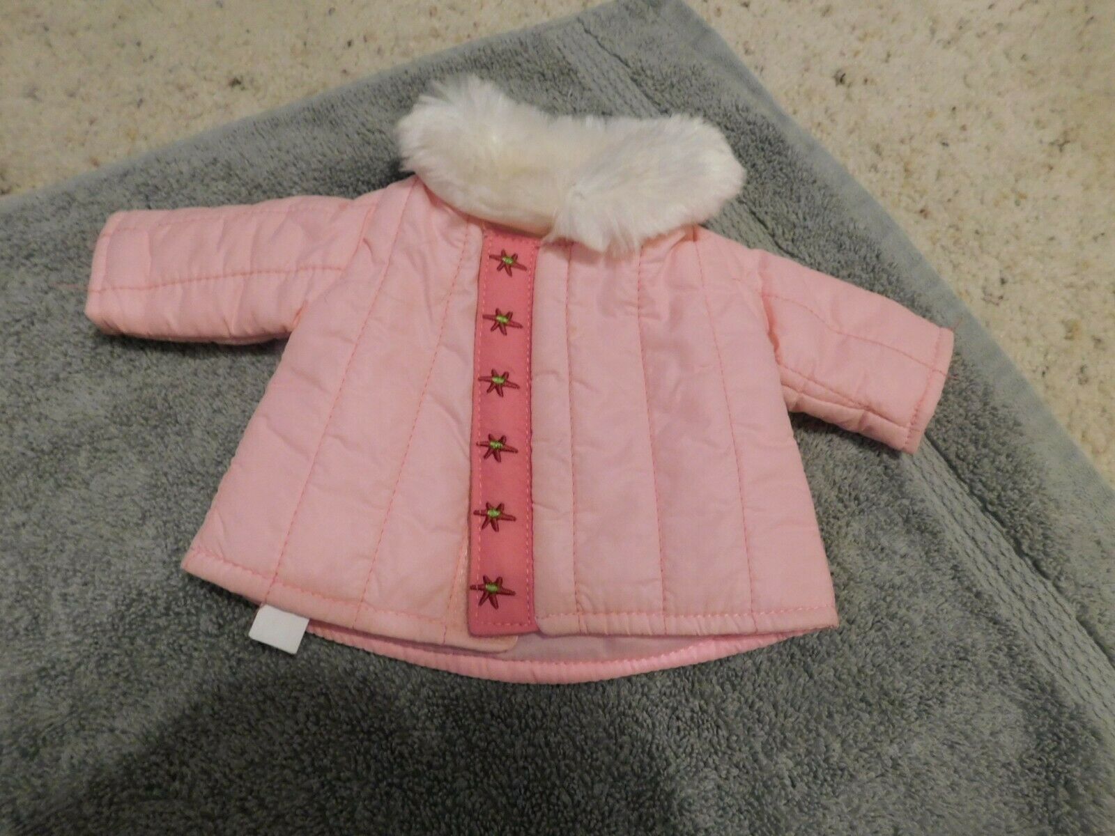 Pottery Barn Kids 18" Doll Jacket - Pink Very Gently Used
