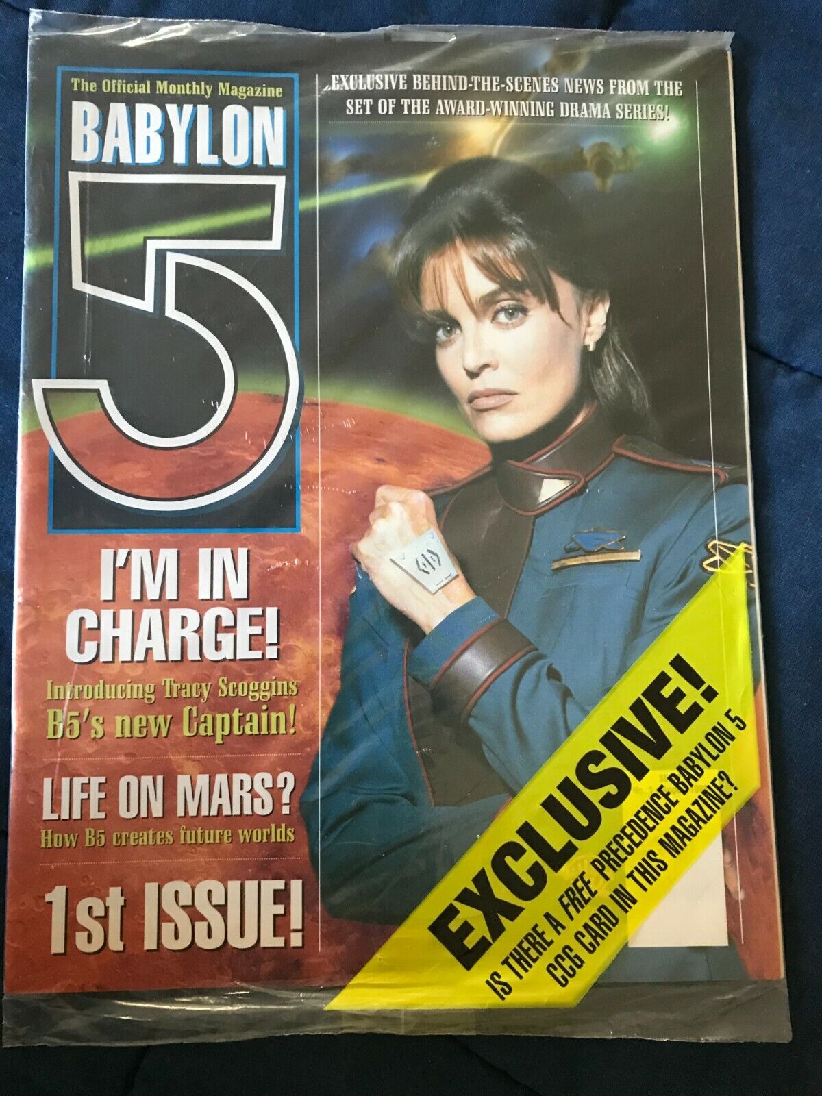 Babylon 5 Magazine #1 Tracy Scoggins new Captain - Still Sealed