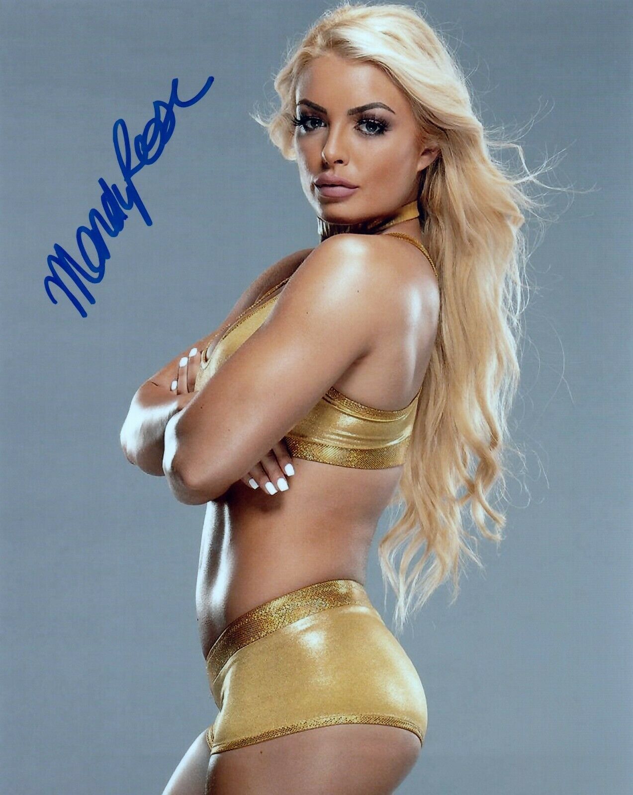 MANDY ROSE WWE NXT WRESTLER Autograph Signed 8x10 Photo #51 FITNESS MODEL