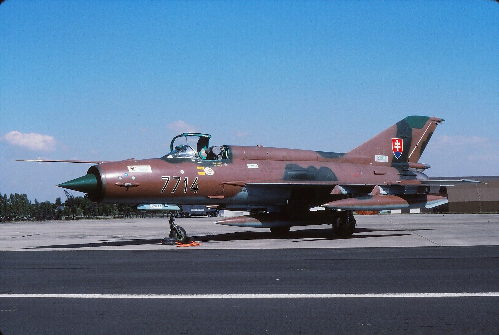 original slide MiG-21MF 7714 1 Stihaci Letecky Pluk Jul 94
