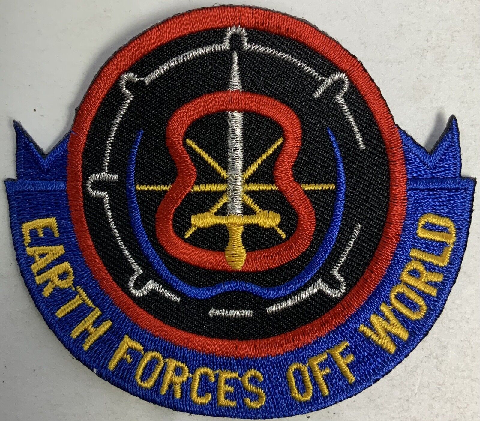 Babylon 5 Earth Forces Off The World 1997 Fan Club Uniform Patch