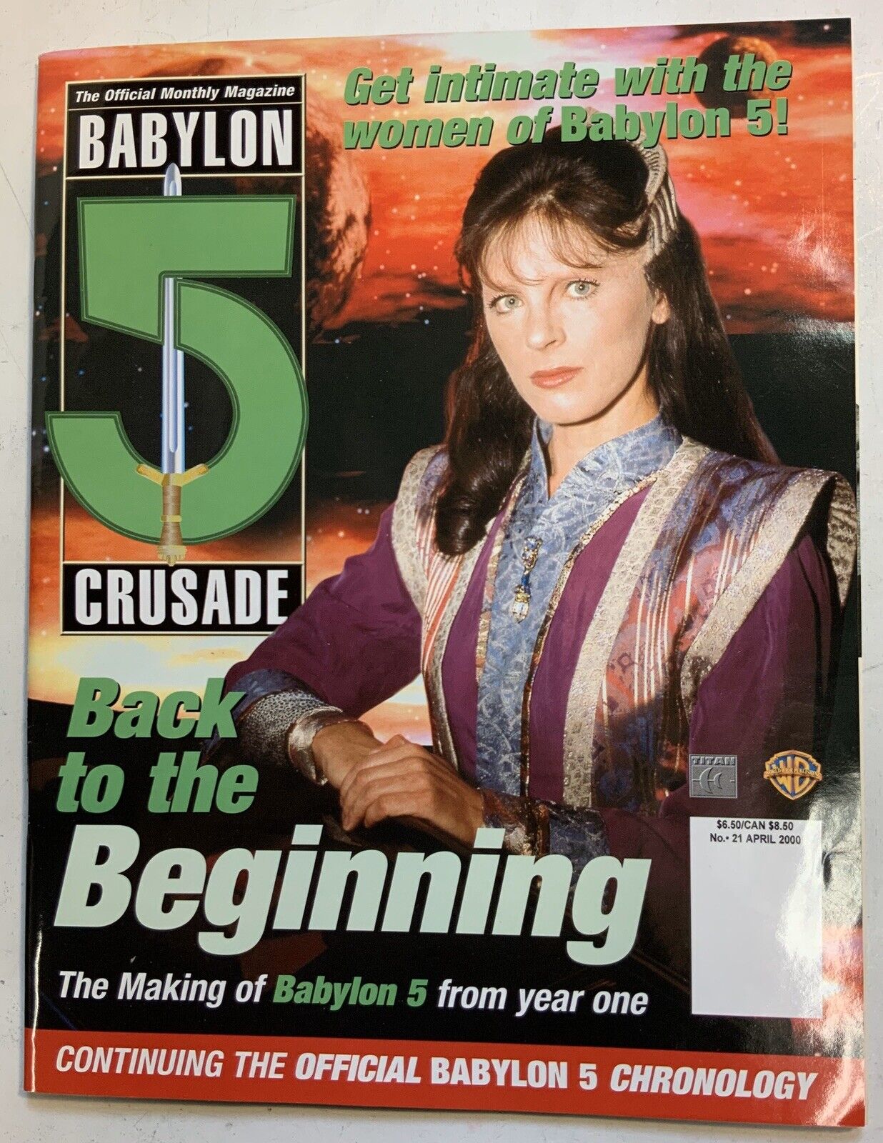 Babylon 5 The Official Monthly Magazine April 2000 Vol 2 No 21 Women Of Babylon5