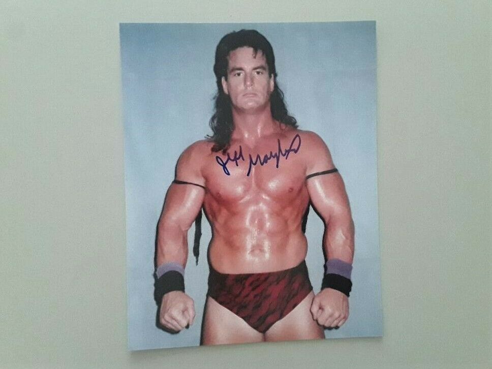 Jeff Gaylord Hand Signed  8 X 10  Wrestling Photo NWA