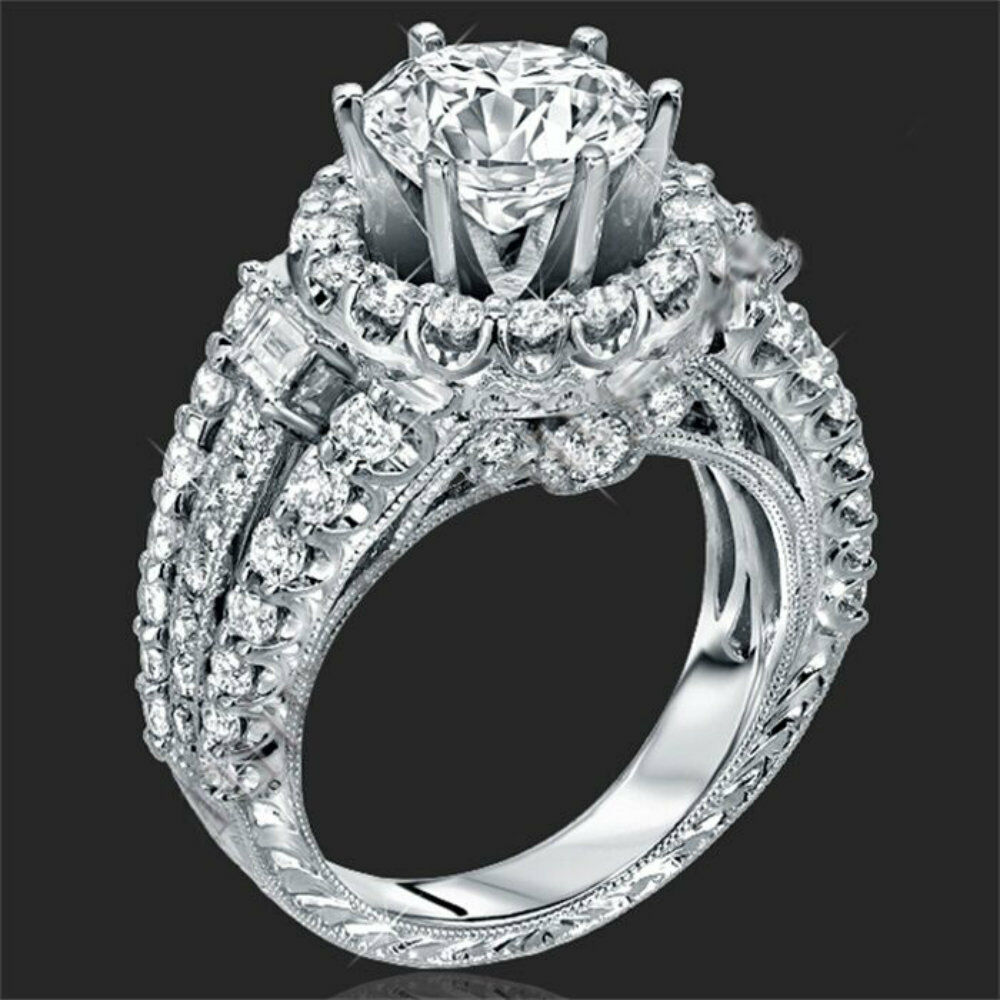 Women's 1.8 Ctw Princess Cut 925 Sterling Silver Cz Wedding Engagement Ring